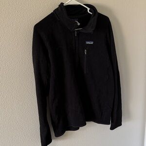 Patagonia Black Fleece Quarter-Zip Pullover